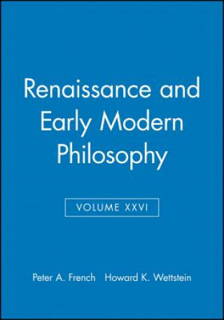 Kniha Renaissance and Early Modern Philosophy: Midwest Studies In Philosophy V26 French