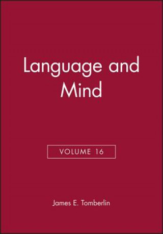 Kniha Language and Mind - Philosophical Perspectives V16  2002 Tomberlin