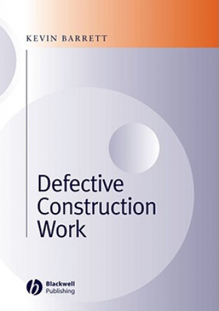 Book Defective Construction Work Kevin Barrett