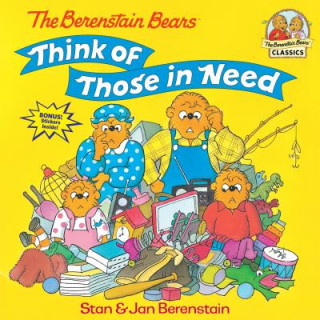 Libro Berenstain Bears Think of Those in Need Stan Berenstain