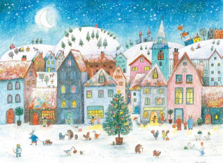 Calendar / Agendă Winter Village: Advent Calendar Bernadette Watts