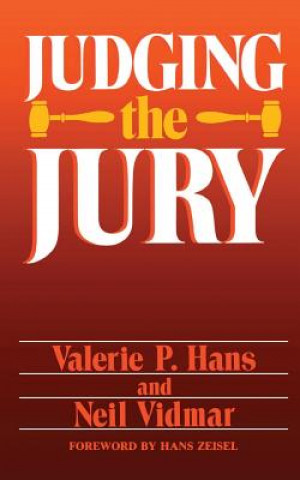 Könyv Judging The Jury Valerie P. Hans