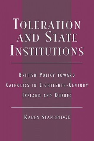 Kniha Toleration and State Institutions Karen Stanbridge
