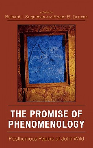 Kniha Promise of Phenomenology Richard I. Sugarman