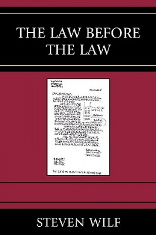 Buch Law Before the Law Steven Wilf