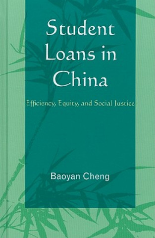 Knjiga Student Loans in China Baoyan Cheng