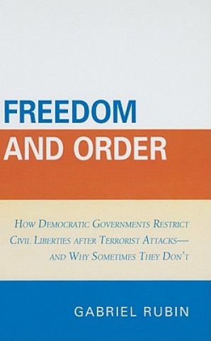 Kniha Freedom and Order Gabriel Rubin