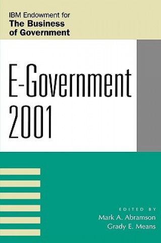 Kniha E-Government 2001 Mark A. Abramson