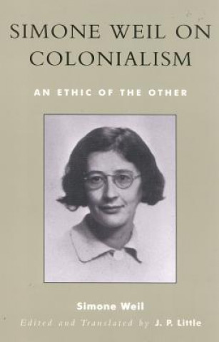 Kniha Simone Weil on Colonialism Simone Weil