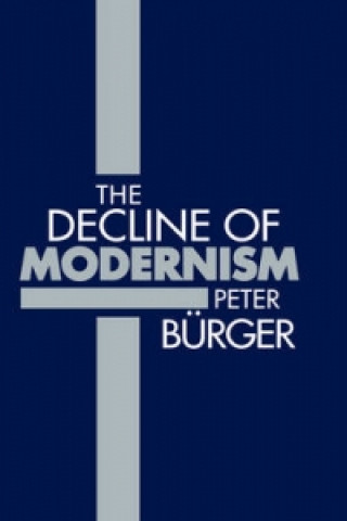 Kniha Decline of Modernism Peter Burger