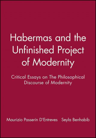 Könyv Habermas and the Unfinished Project of Modernity -  Critical Essays on The Philosophical Discourse of  Modernity D&