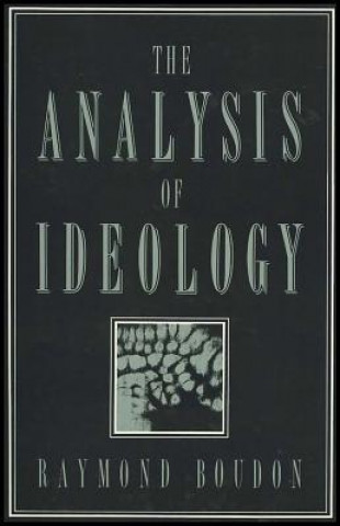 Kniha Analysis of Ideology Raymond Boudon