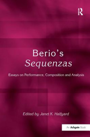 Livre Berio's Sequenzas 