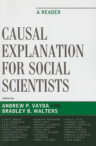 Książka Causal Explanation for Social Scientists Andrew Vayda