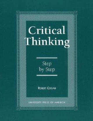 Carte Critical Thinking Robert Cogan