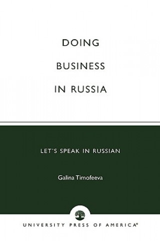 Buch Doing Business in Russia Galina Timofeeva