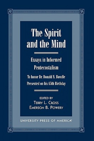 Book Spirit and the Mind Terry L. Cross