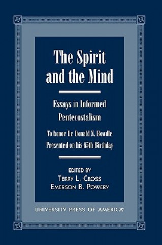 Kniha Spirit and the Mind Terry L. Cross