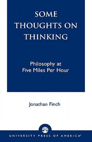 Livre Some Thoughts on Thinking Jonathan Finch