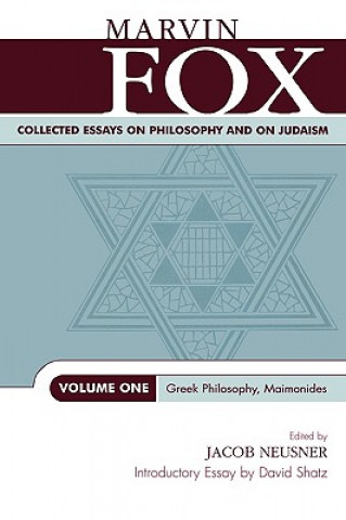 Book Collected Essays on Philosophy and on Judaism Marvin Fox