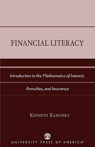 Kniha Financial Literacy Kenneth Kaminsky