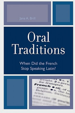 Książka Oral Traditions Jana A. Brill