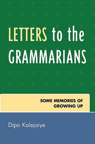 Carte Letters to the Grammarians Dipo Kalejaiye