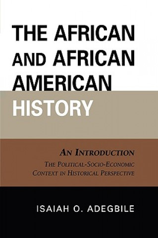 Knjiga African and African American History Isaiah O. Adegbile