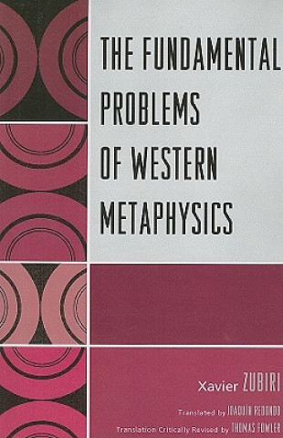 Carte Fundamental Problems of Western Metaphysics Xavier Zubiri