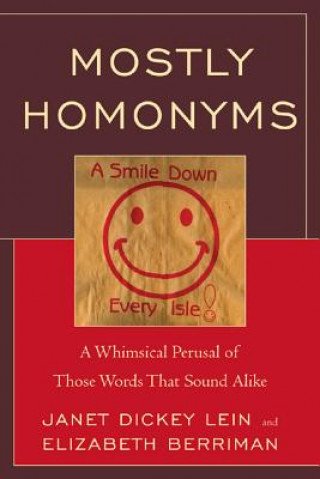 Knjiga Mostly Homonyms Elizabeth Berriman