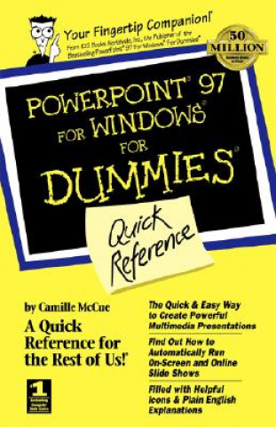 Boek PowerPoint 97 for Windows for Dummies Quick Reference Camille McCue