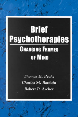 Carte Brief Psychotherapies Thomas H. Peake