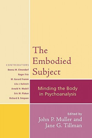 Книга Embodied Subject John P. Ph. D. Muller