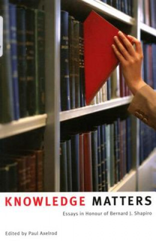 Kniha Knowledge Matters Paul Axelrod