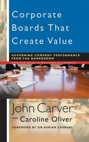 Kniha Corporate Boards That Create Value John Carver