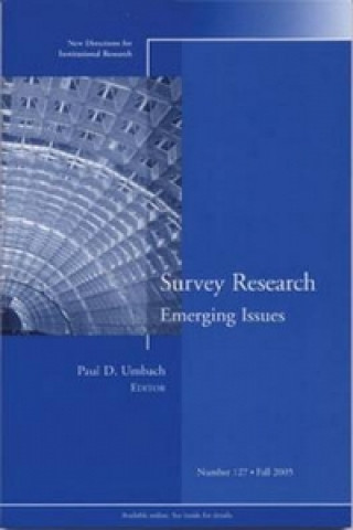 Kniha Survey Research Emerging Issues Ir