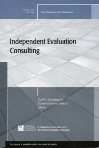 Kniha Independent Evaluation Consulting Gail V. Barrington