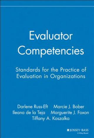 Carte Evaluator Competencies - Standards for the Practice of Evaluation in Organizations Darlene F. Russ-Eft