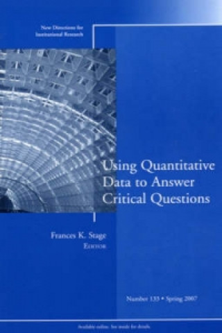 Kniha Using Quantitative Data to Answer Critical Questions IR (Institutional Research)