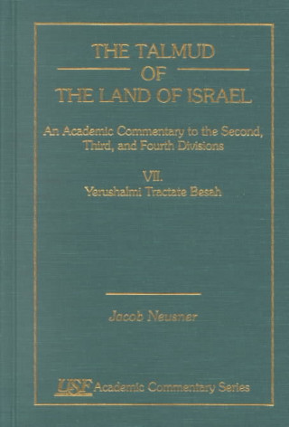 Kniha Talmud of the Land of Israel, An Academic Commentary Jacob Neusner