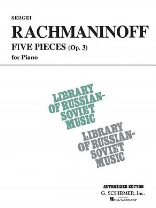 Kniha 5 Pieces Rachmaninoff Sergei