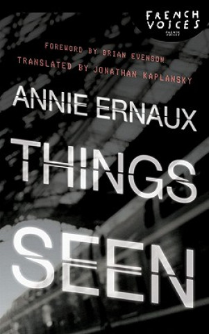 Carte Things Seen Annie Ernaux