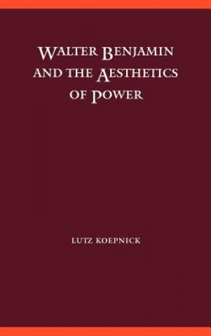 Kniha Walter Benjamin and the Aesthetics of Power Lutz Koepnick