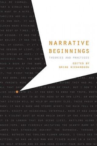 Livre Narrative Beginnings Brian Richardson