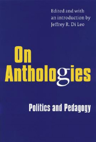 Livro On Anthologies Jeffrey R. Di Leo