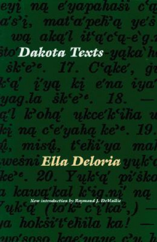 Kniha Dakota Texts Ella Cara Deloria