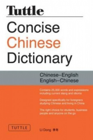 Książka Tuttle Concise Chinese Dictionary Dong Li