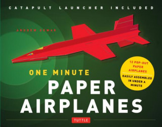 Könyv One Minute Paper Airplanes Kit Andrew Dewar