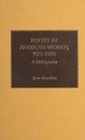 Livre Poetry by American Women 1975-1989 Joan Reardon