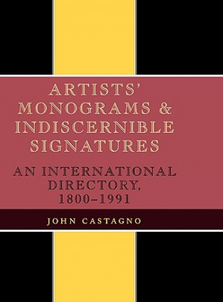 Könyv Artists' Monograms and Indiscernible Signatures John Castagno